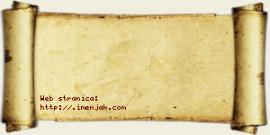 Mileva Jeremić vizit kartica